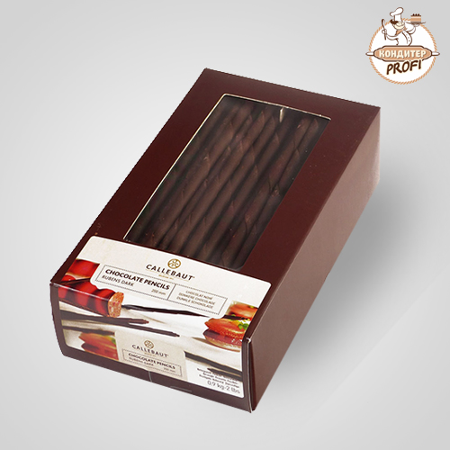 Шоколадные трубочки Callebaut "Rubens maxi", Темный шоколад (пакет 0,9кг.)