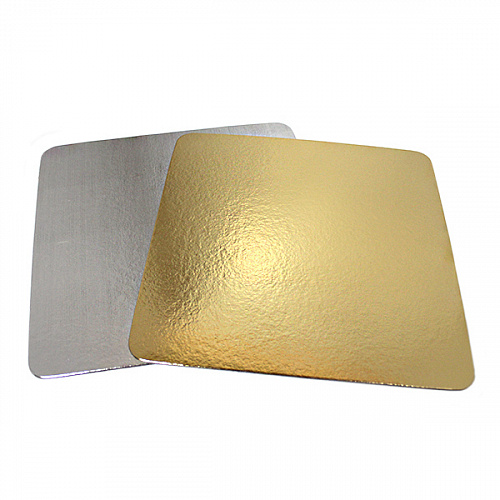 Подложка- "Золото, серебро" 200х200 мм., толщ. 0.8 мм.1 шт.) 