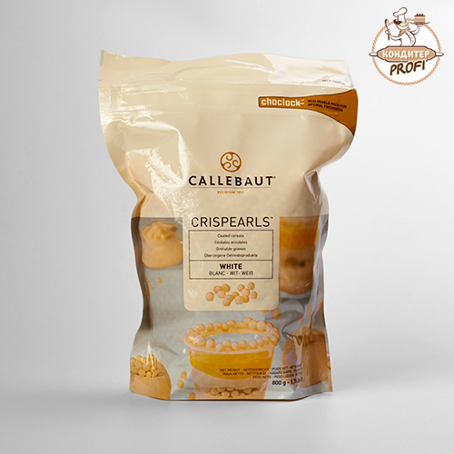 Шоколадный декор Callebaut "CrIspearls" Белые (Пакет 0,8кг.)