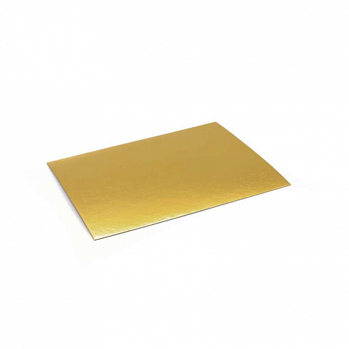 Подложка картонная - "Золото, прямоуг. " 30х40 толщ. 1мм (1шт)