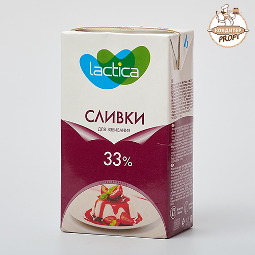 Сливки для взбивания Лактика LACTIKA 33% (Упаковка 1л.)