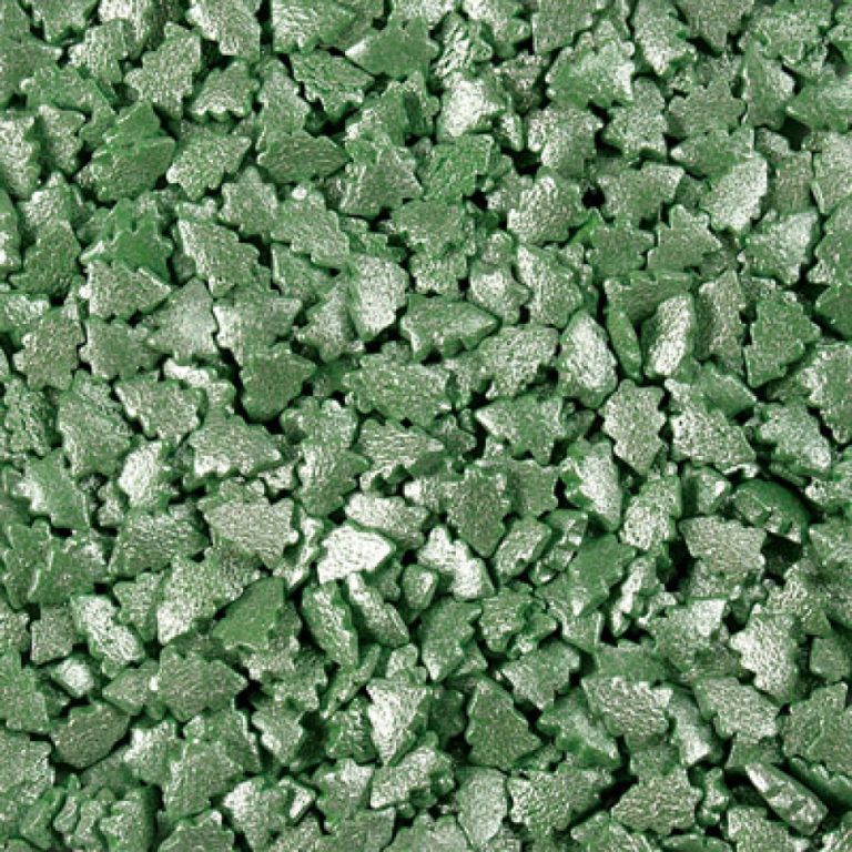 Посыпка "Елки зеленые перламутровые" (Упаковка 750г)