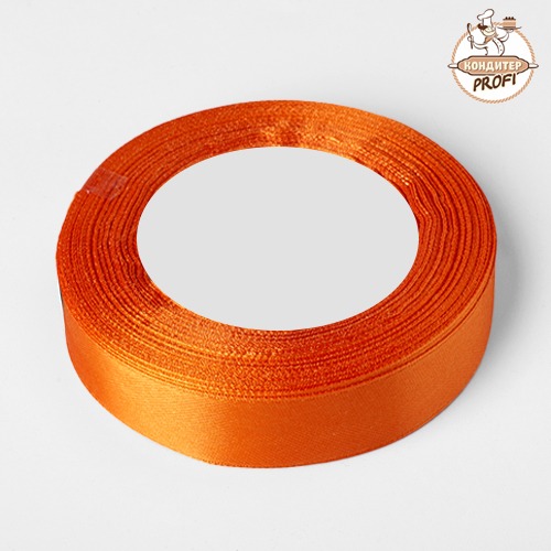 Лента атласная 20мм. Оранж  (24) (30м.) (1 шт.)