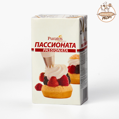 Кондитерские растительные сливки PURATOS - "Пассионата" 26% (Упаковка 1л.)