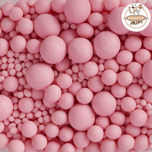 Драже зерновое № 280М "Жемчуг Розовый" (1 кг.)
