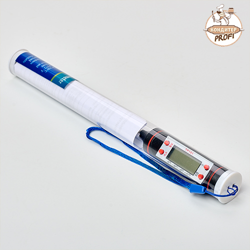 Термометр электронный с термощупом  в ТУБЕ (607143) (1шт.)