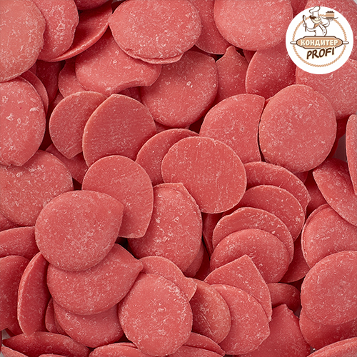 Кондитерская глазурь "Шокомилк" со вкусом Клубники со сливками 6,5 кг./ уп.) (1 кг.)