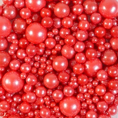 Посыпка микс "Шарики красные ассорти"  903079 (1кг.)