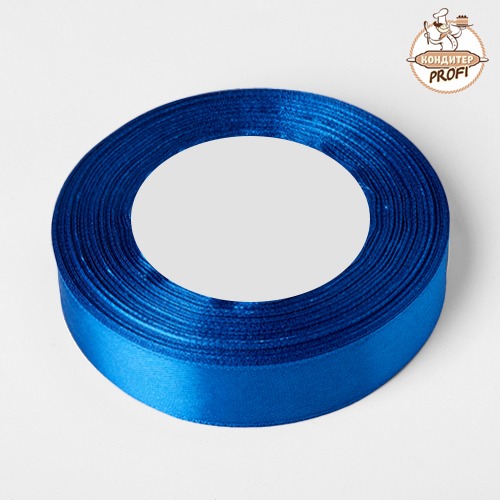 Лента атласная 10мм. Синяя  40  (30м.) 415040 (1 шт.)