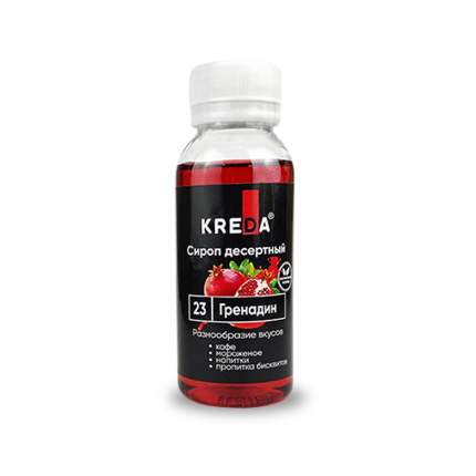 Сироп десертный "KREDA" Гренадин (150мл)