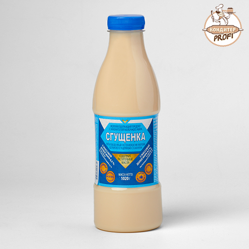 Продукт мол. сод. с ЗМЖ по техн.мол. цельн. сгущ.с  сахаром 8,5% (Банка 1020гр.) (1шт.) 