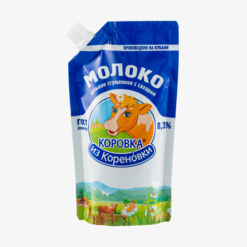 М-КО СГУЩ. Коровка из Кореновки ГОСТ 8,5% дой-пак 270г (1шт)