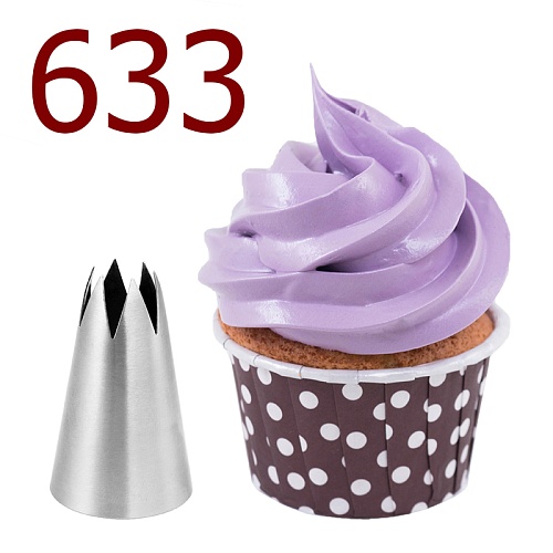 Насадка кондитерская № 633 (502633) (1шт.)
