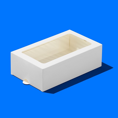 Картонная коробка для макарон ForGenika 12 изделий "Белый"(МВ 6)(1 шт.)