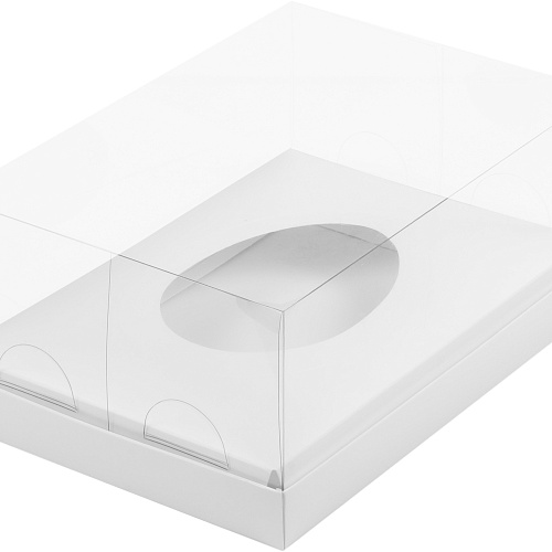 Коробка под половинку шок. яйца БЕЛАЯ 235х160х100 мм. 026100 (Упаковка 1 шт.)