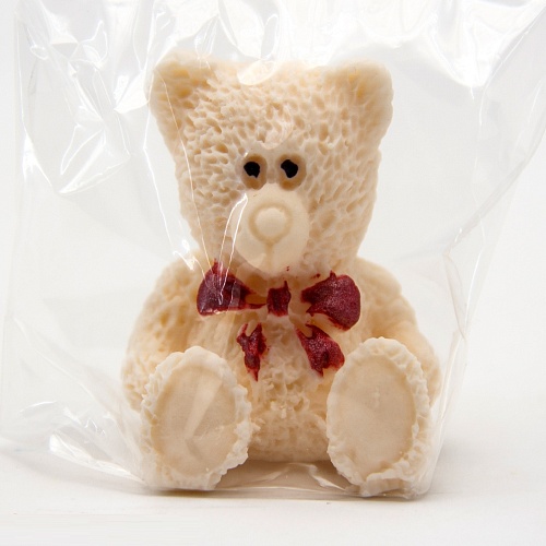 Сахарная фигурка - "МЕДВЕЖОНОК светлый" 50мм (Упаковка 54шт.) (1шт.)