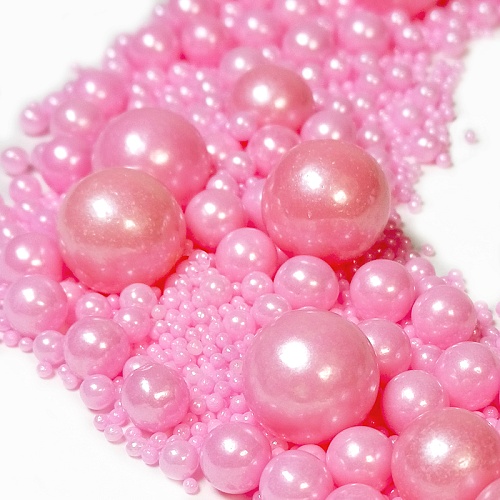 Посыпка микс "Шарики розовые ассорти"  903082 (1кг.)