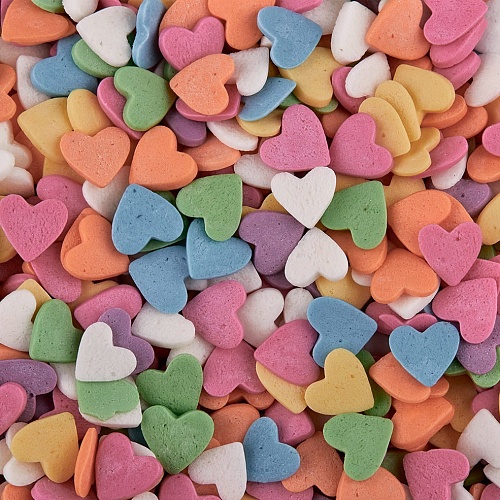 Посыпка "Сердечки разноцветные" (Упаковка 750гр.)