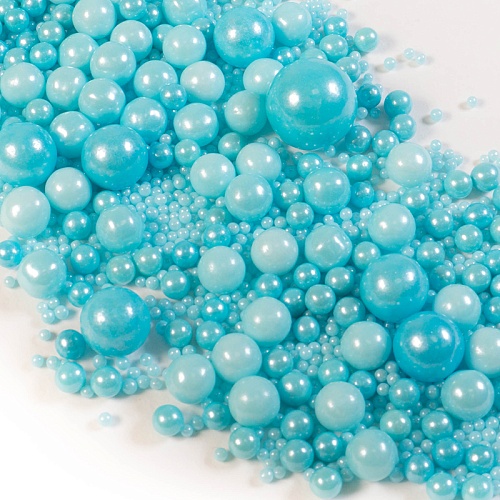 Посыпка микс "Шарики Голубые ассорти" 903078 (1 кг.)