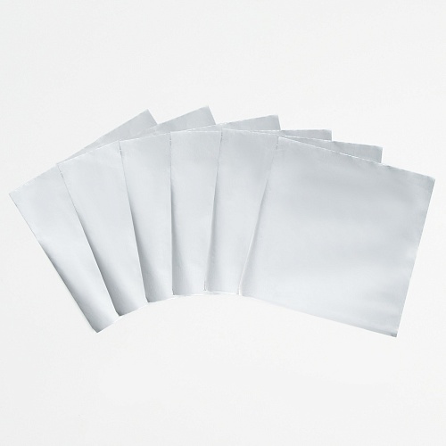 Фольга для конфет 10*10см 100шт., серебро (1шт)