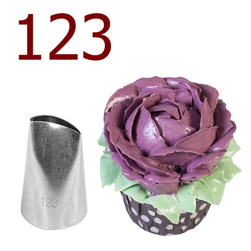 Насадка кондитерская № 123 Лепесток (502123) (1шт.)