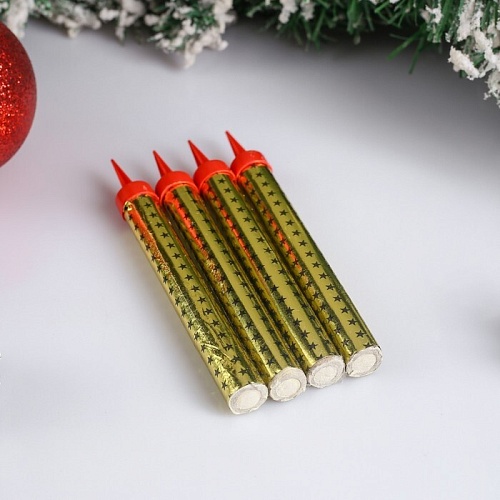 Набор свечей "Фонтаны" 12,5 см (4шт.) 