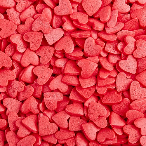 Посыпка "Сердечки красные" (Упаковка 750 гр.)