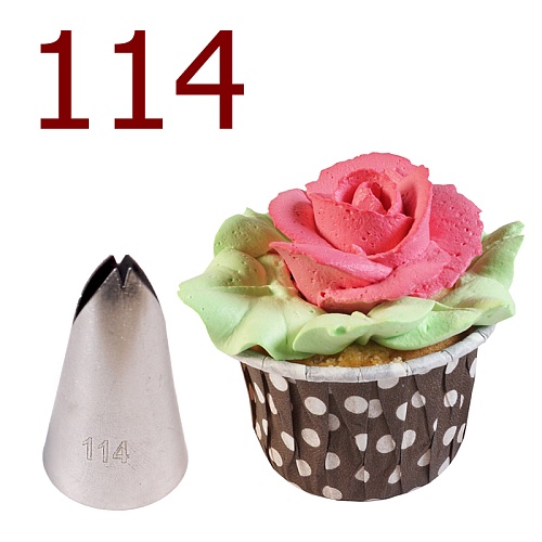 Насадка кондитерская № 114 Листик (502114) (1шт.)