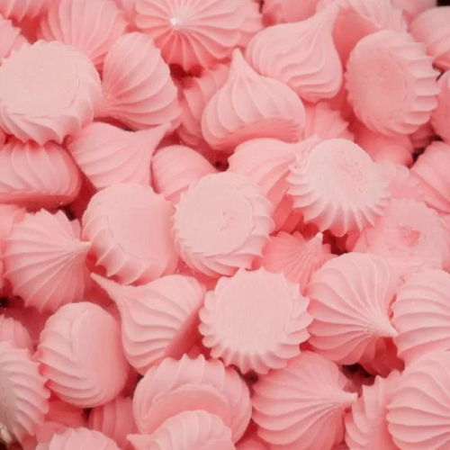 Сахарные БЕЗЕ РИФЛЕНЫЕ/ Средние "Розовые" /650гр/