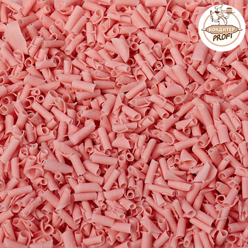 Шоколадный декор Mona Lisa - "Клубничная Стружка,завитки " (Упаковка 1кг) /200