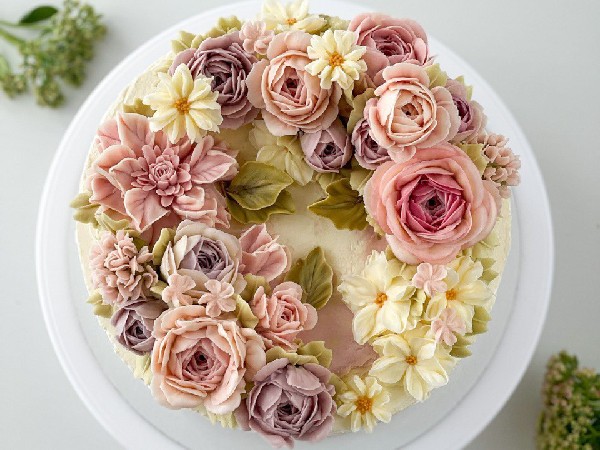 Весенний МК «Кремовая флористика в корейской технике»